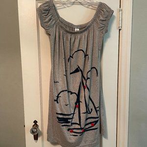 Vintage Summer Sailboat Dress
